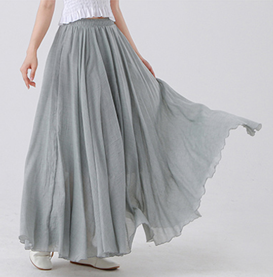 Long Summer Skirt | Shop Flare Maxi ...